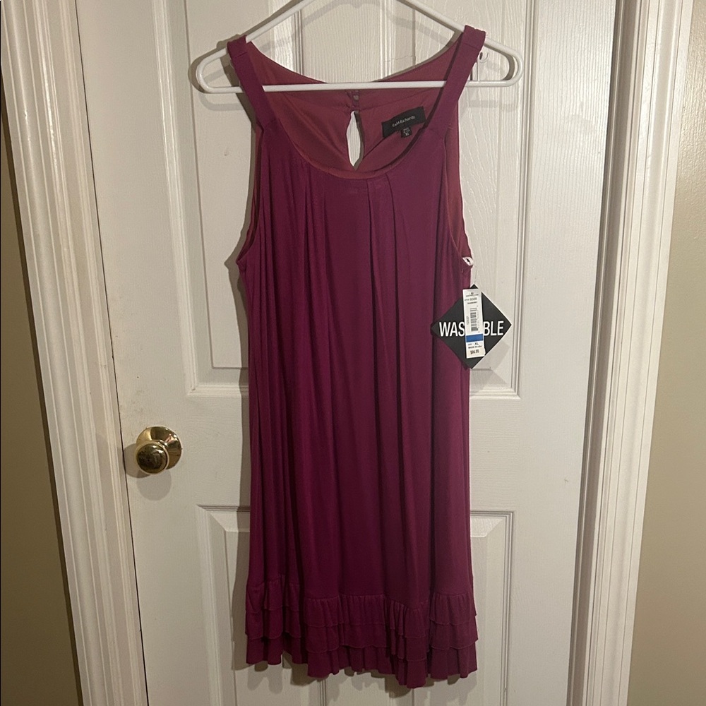 R & M Richards Plum Midi Dress XL